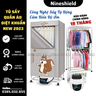 Tủ sấy quần áo diệt khuẩn sấy khô nhanh, khử mùi lưu giữ hương thơm hiệu quả, hàng xuất âu - Bảo hành 18 THÁNG
