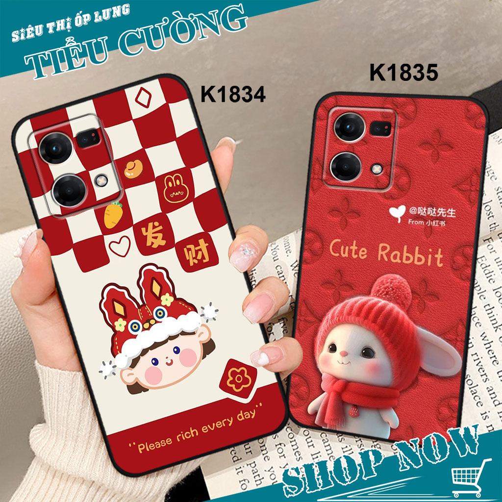 Ốp Oppo RENO 8 4G in Họa tiết Thú cưng hoạt hình rất đáng yêu và cực kỳ ngộ nghĩnh