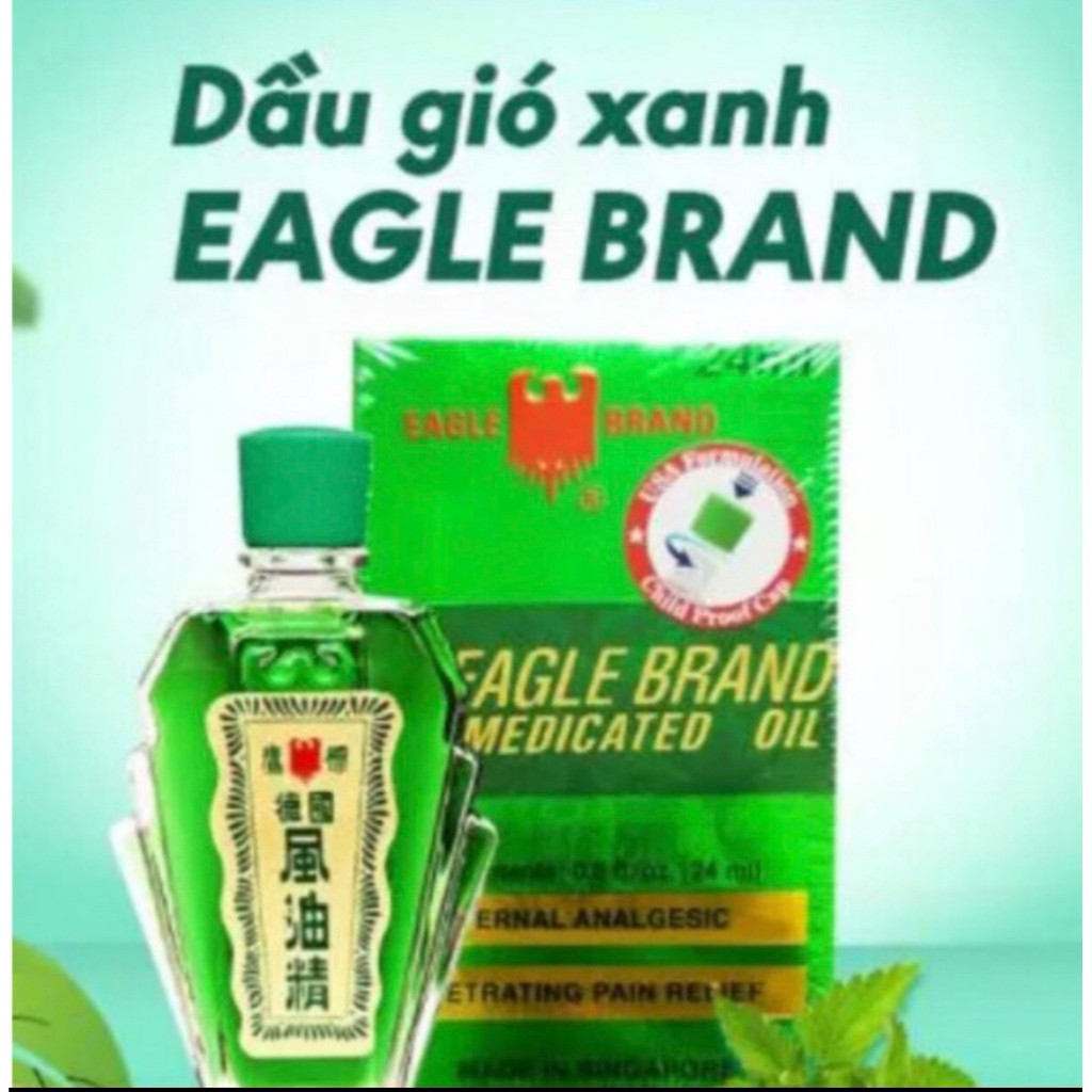 DẦU GIÓ XANH SINGAPORE 24ML [HÀNG CHUẨN LOẠI 1]