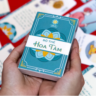 Sách - bộ thẻ hoa tâm - phát triển tư duy logic