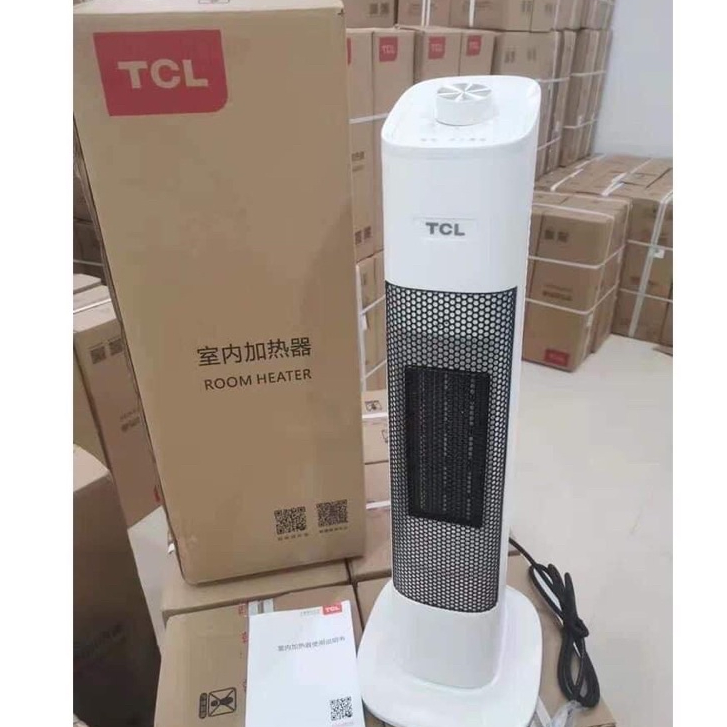 Quạt Sưởi Gốm-Máy Sưởi Đứng TCL Làm Ấm Nhanh,3 Cấp Độ Điều Chỉnh Nhiệt,Có Thể Xoay 120 Độ