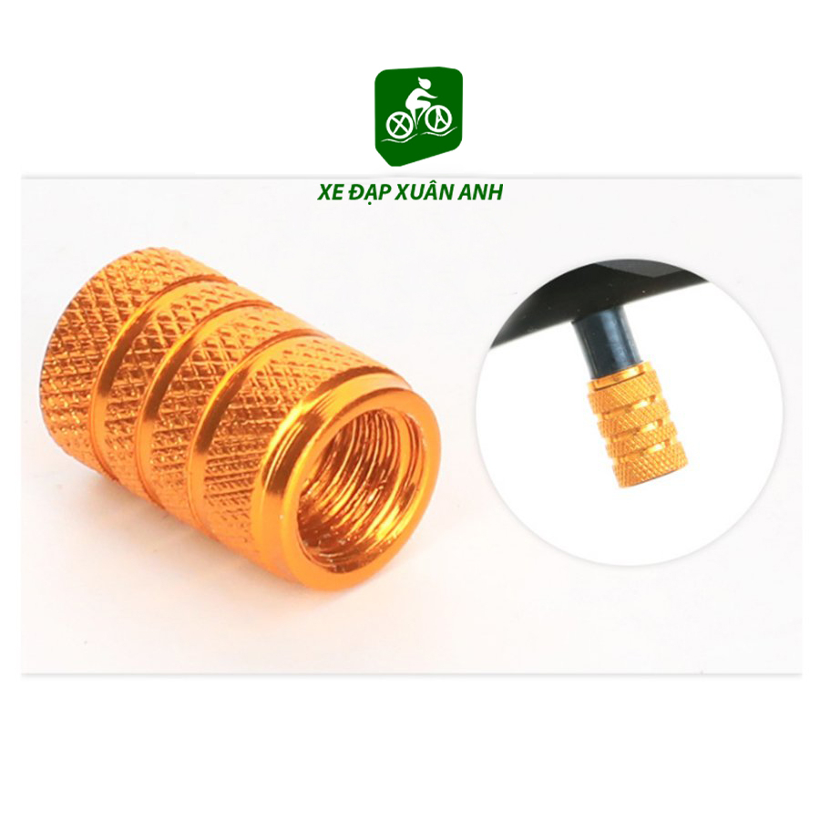 Nắp Van Xe Máy 3 Khoanh Chống Bụi