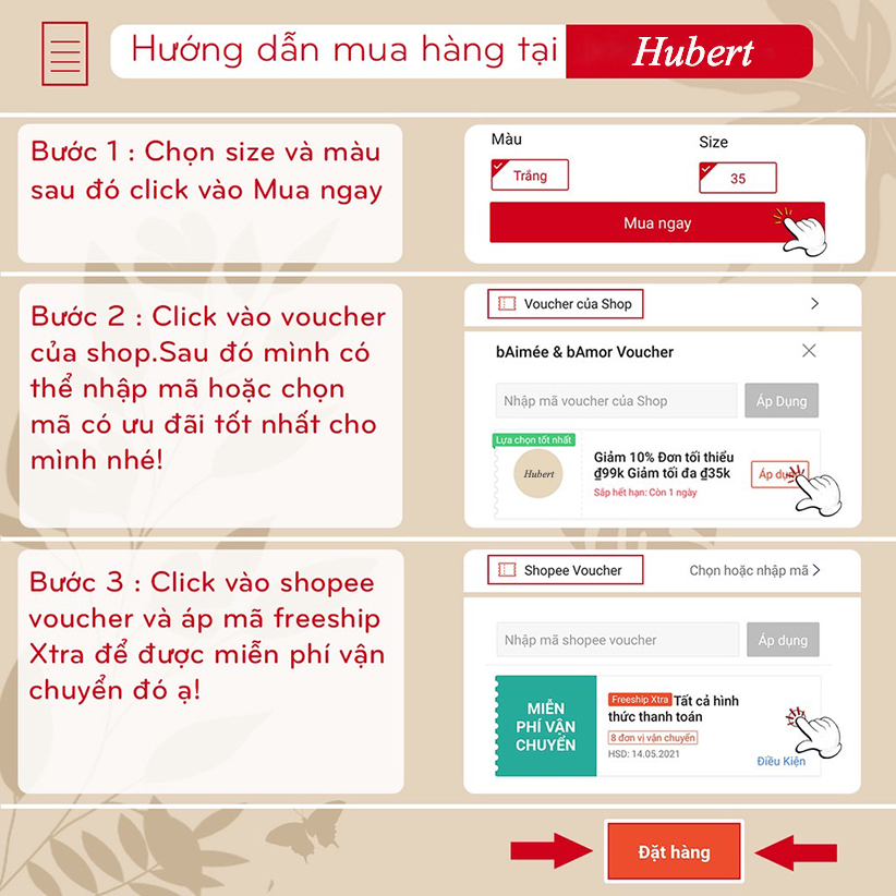 Sandal Nữ Cao Cấp Gót 5 Phân / Giày Dép Nữ Gót Vuông Mũi Vuông Quai Hậu Thời Trang Hàn Quốc - Thương Hiệu Hubert