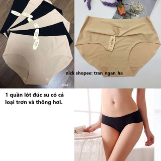 Quần lót đúc su trơn/quần lót đúc su thông hơi thoáng mát
