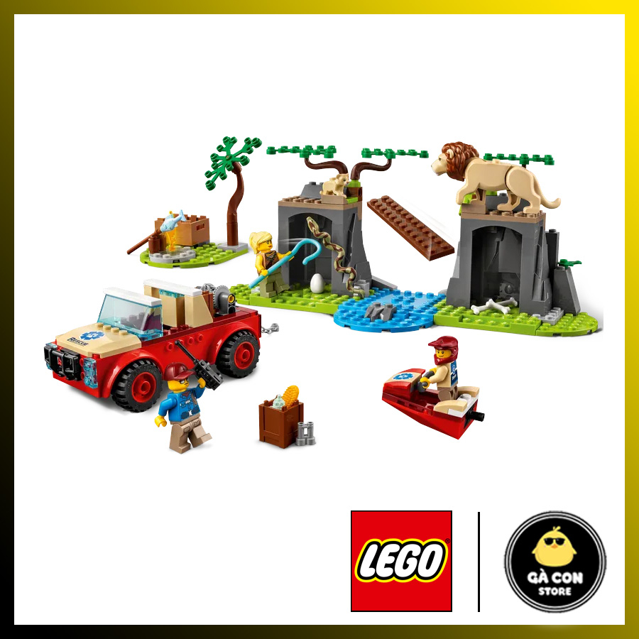 LEGO CITY 60301 Wildlife Rescue Off-Roader.