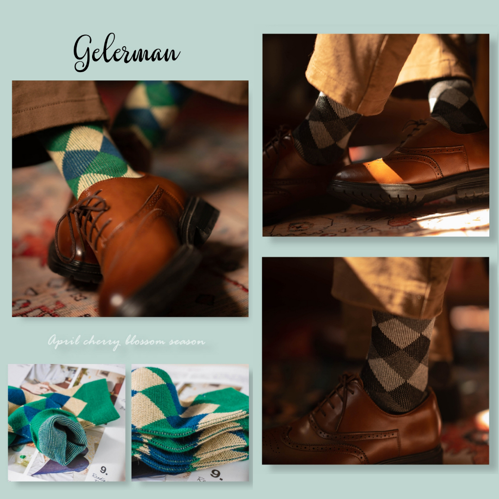 Tất Vớ Phong Cách Vintage Thời Trang Quý Ông