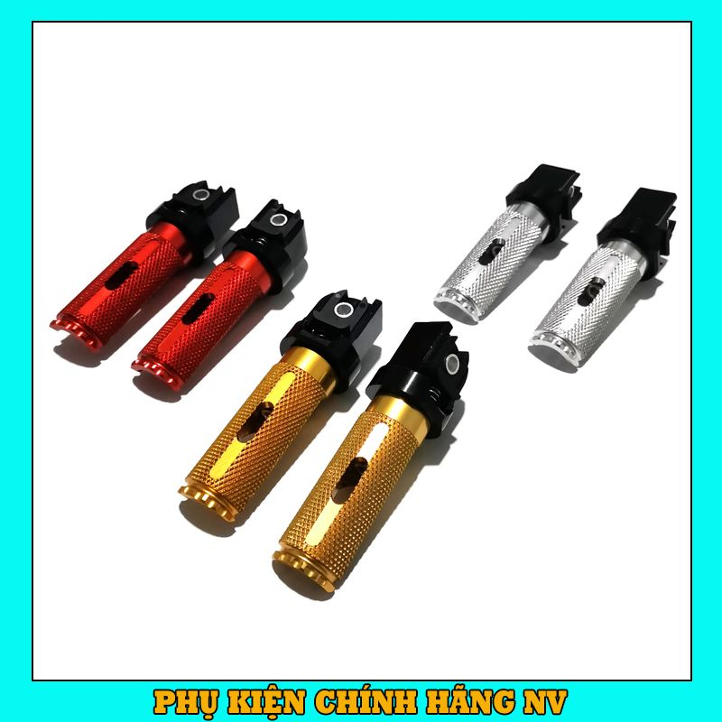 Gác Chân Rizoma Nhôm CNC Gắn Sau Xe Máy gắn mọi loại xe