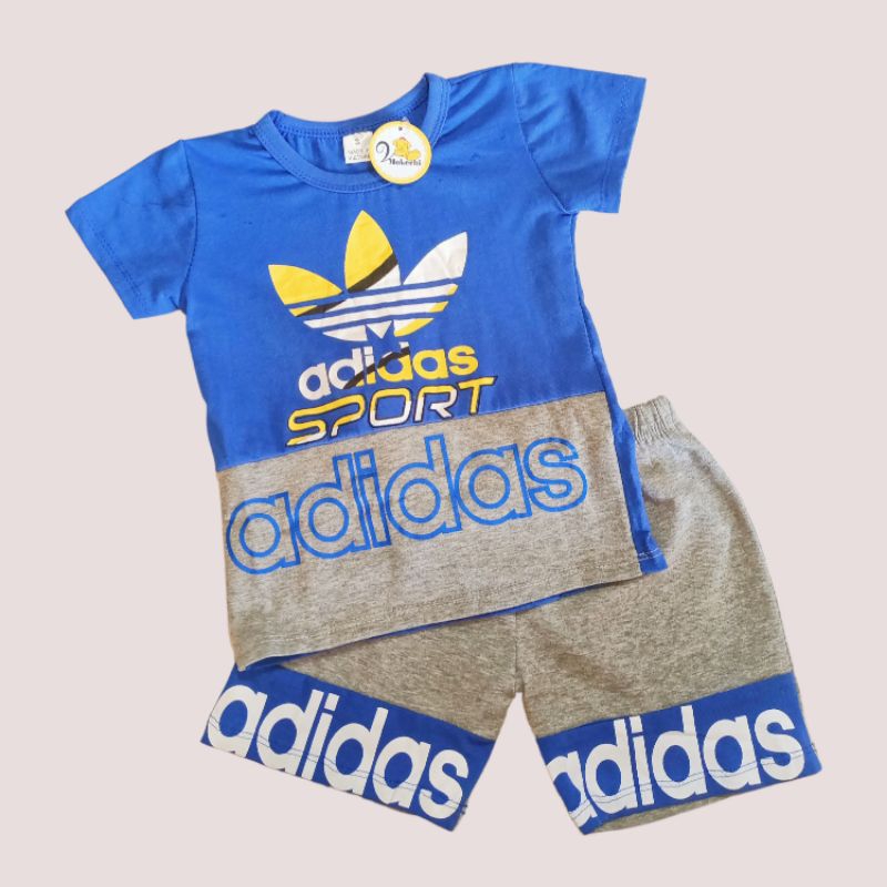 Bộ thể thao tay ngắn quần đùi bé trai thun cotton 4 chiều