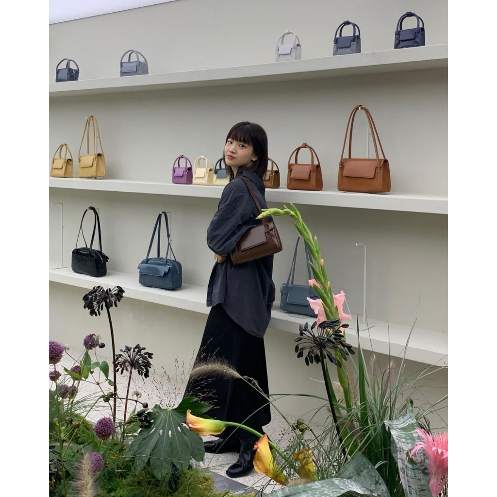 Túi xách FindKapoor MARTY BRICK 24 - Ivory