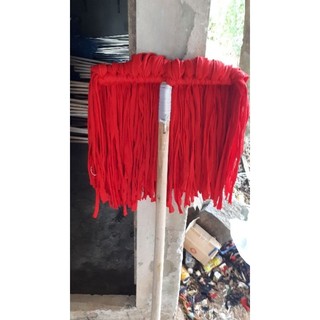 Com bo 2 cây lau mùng cán gỗ