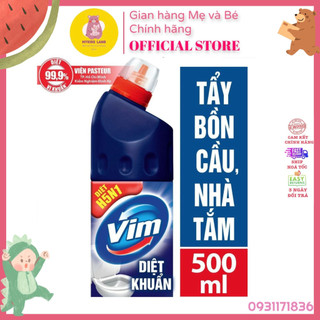 [Hoả Tốc] Nước Tẩy Bồn Cầu Toilet Vim Diệt Khuẩn 500ml - Xanh Biển 500 ml 500g