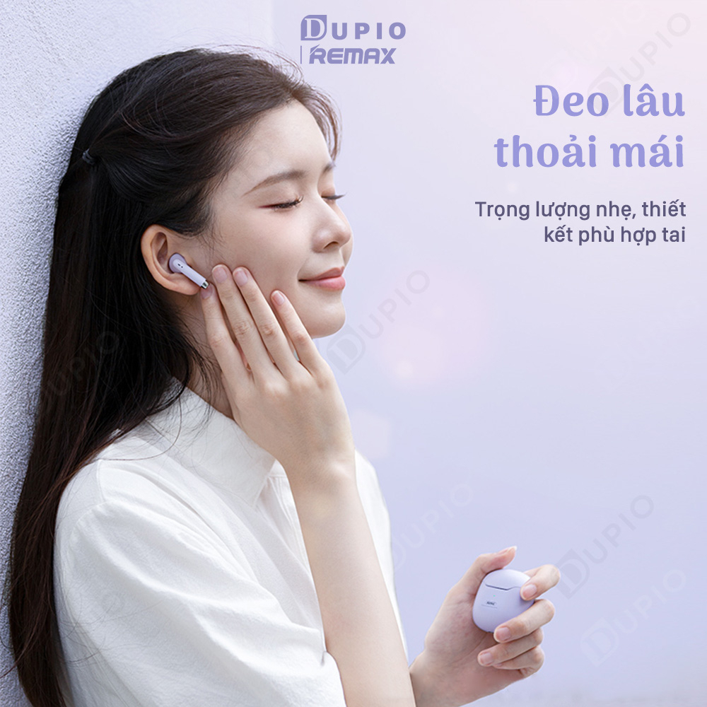 Tai nghe Bluetooth DUPIO Remax TN16 V53 âm thanh chân thực kết nối độc lập đeo thoải mái