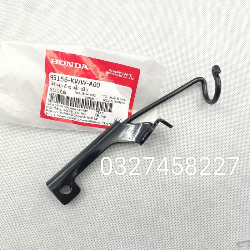 Pass kẹp ống dẫn, sợi dây dầu xe WAVE S110, RSX... zin Honda