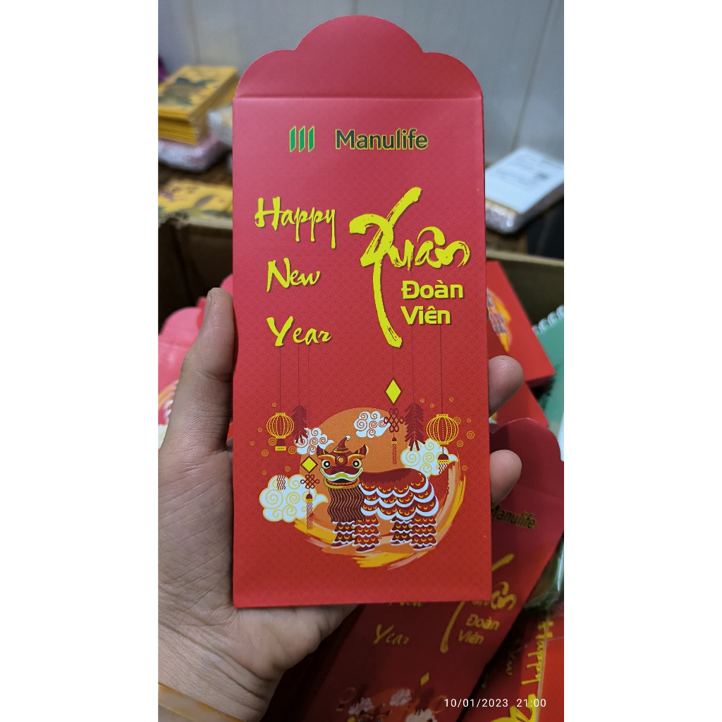 COMBO 50 BAO LÌ XÌ MANULIFE