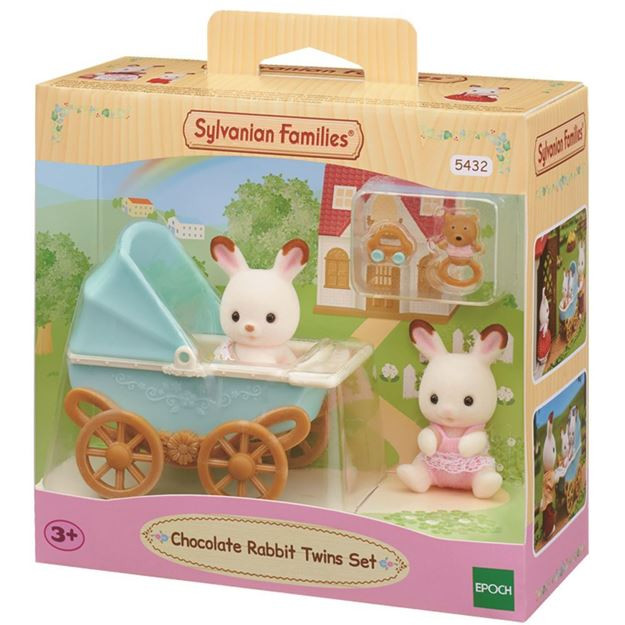 Thỏ nâu Sinh đôi Sylvanian Families 5432 Chocolate Rabbit Twins Set