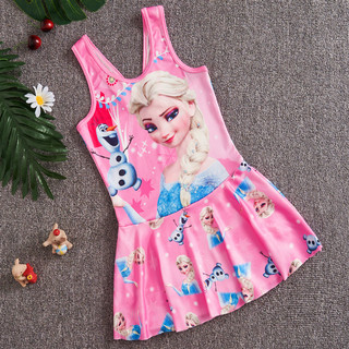 Áo Bơi Bé Gái Hình Elsa
