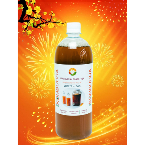 KOMBUCHA BLACK TEA - HỮU CƠ/CHAI NHỰA - RẺ - TIỆN DỤNG (Nguyên Chất Thô - chuyên dùng cho pha chế )