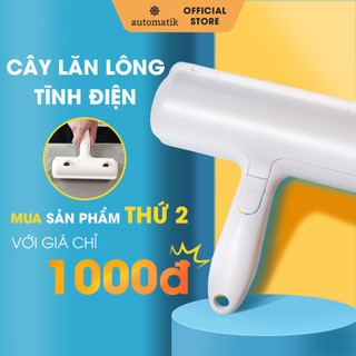 Cây lăn lông tĩnh điện, tóc chó mèo, bụi quần áo, ga giường, sofa đa năng - automatik