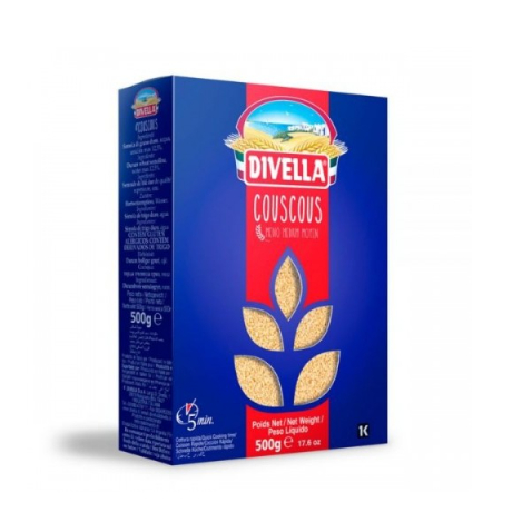 Hạt Pasta Couscous Divella 500g Dùng Hằng Ngày [Nhập Khẩu Ý]