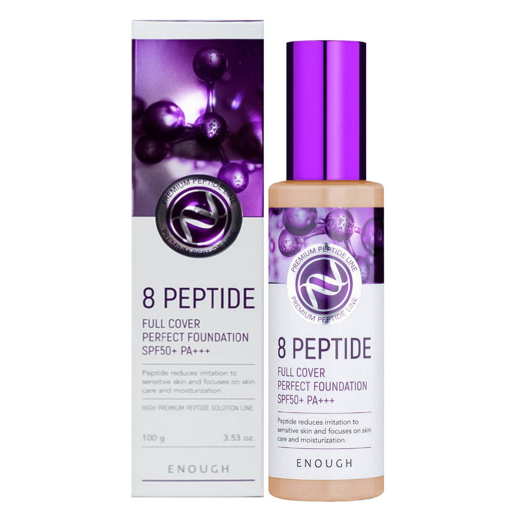 Enough 8 Peptide Full Cover Kem Nền Hoàn Hảo SPF50+ PA+++