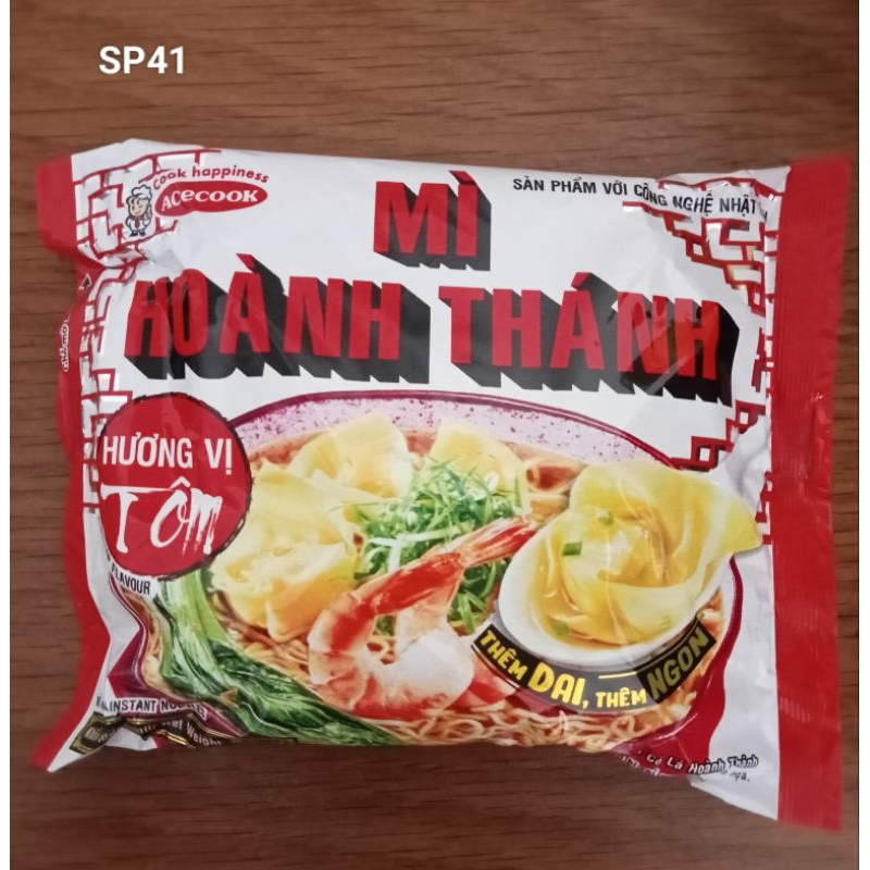 Mì Hoành Thánh Vị Tôm (conbo10 gói/hộp)