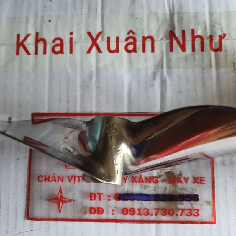 Chân vịt inox ab 2 cánh thái honda 7.0hp 7.5hp máy trơn loại bóng gương cam kết như hình giá sỉ