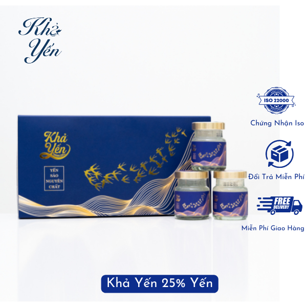 Hộp Tiêu Chuẩn - 10 Hũ Yến Chưng Sẵn Mix Đủ Vị Khả Yến