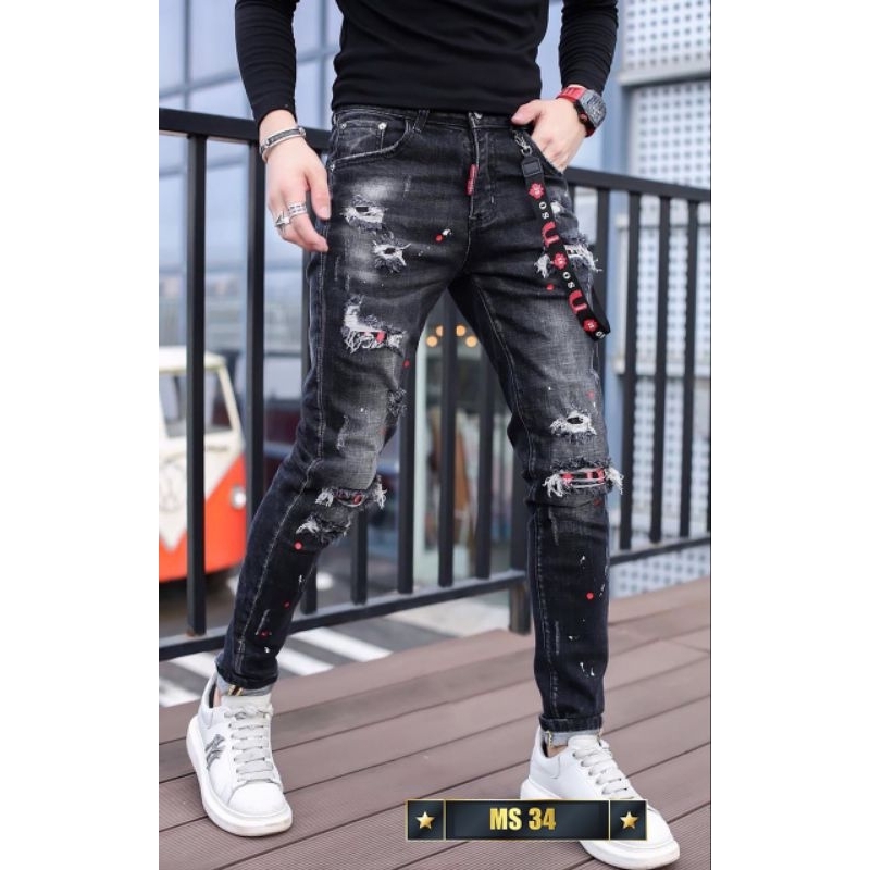 ** 8 MẪU quần jeans nam THÊU cao cấp HÀN QUỐC thời trang đẹp nhất 2020 bao đẹp y hình hàng chất lượng VNXK.