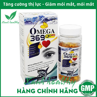 Viên uống dầu gấc Omega 369 DHA - Bổ sung dầu gấc, omega, DHA giúp sáng mắt, khỏe tim mạch, tăng cường trí nhớ - 100v