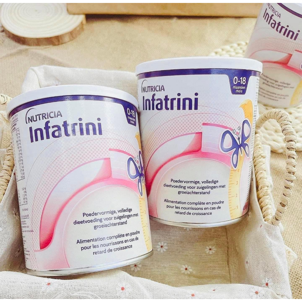 Sữa Infatrini Đức – sữa cao năng lượng dành cho trẻ sơ sinh từ 0 đến 18 tháng hộp 400g