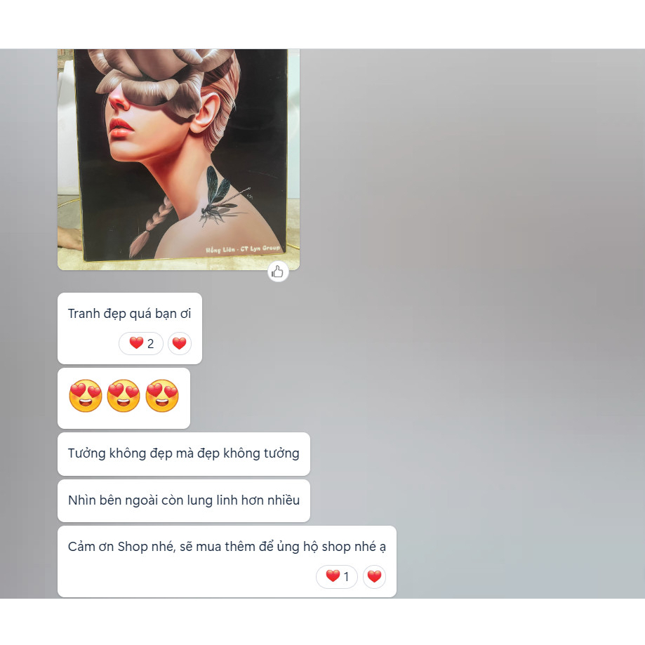 Tranh Treo Tường - Tranh Bộ 3 Cô Gái - Tráng Gương  - Spa - Tiệm Nail - Shop Quần Áo - Phòng Ngủ