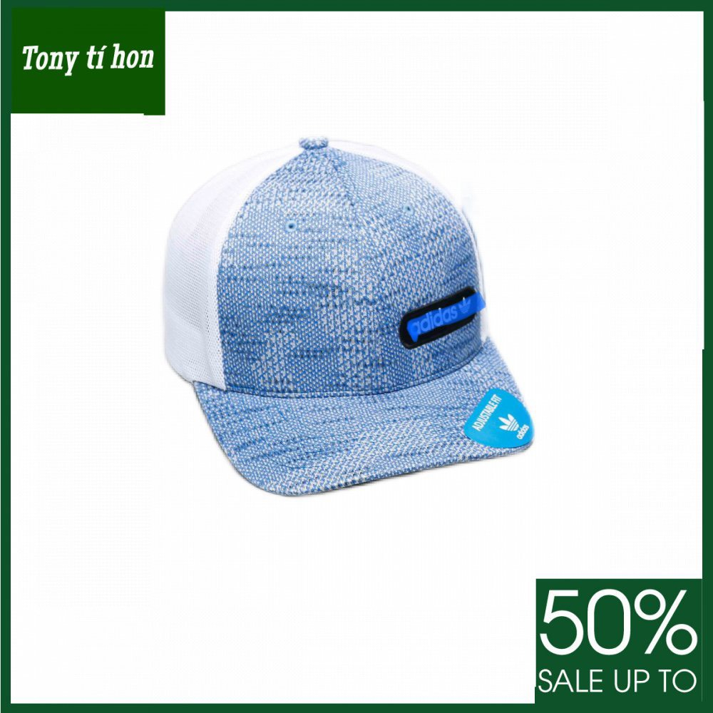 Tony tí hon_ tặng quà khi mua_ Mũ nón kết lưỡi trai camo bít đuôi thời trang nam nữ cao cấp - xanh phối trắng