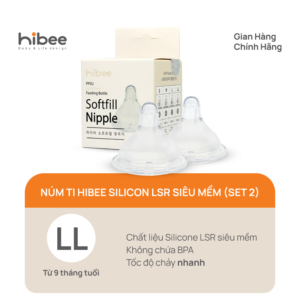 NÚM HIBEE (2 CÁI) - SIZE LL