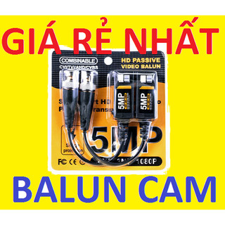 Video balun camera 5mp ahd/cvi/tvi chống nhiễu