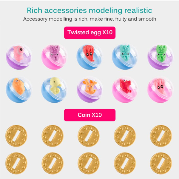 Máy Gashapon Máy Đồ Chơi Mô Phỏng Trẻ Em Mini Xổ Số Tự Động - XXX
