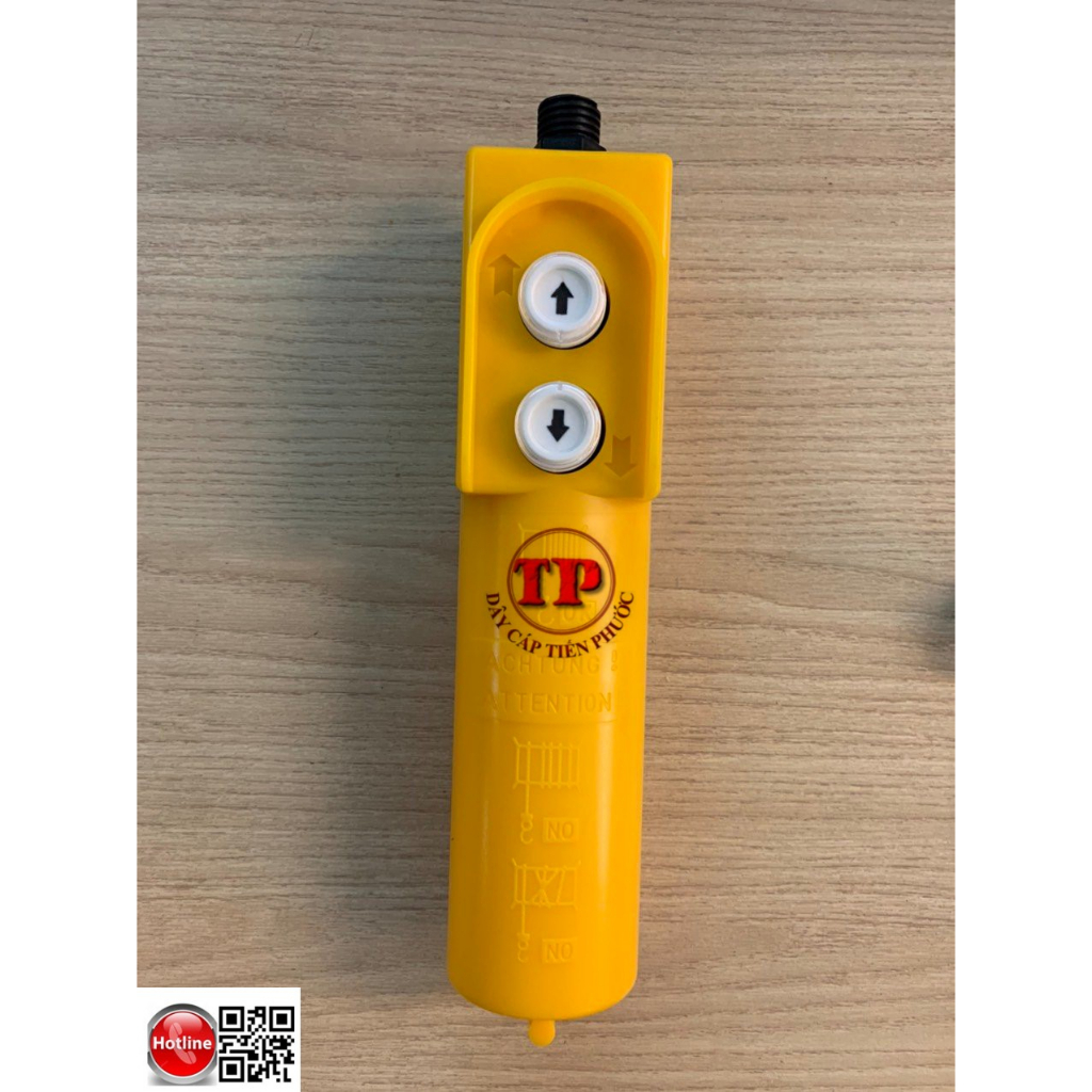Remote điều khiển cẩu trục, máy tời, pa lăng nâng hạ loại 2 nút ( dài)