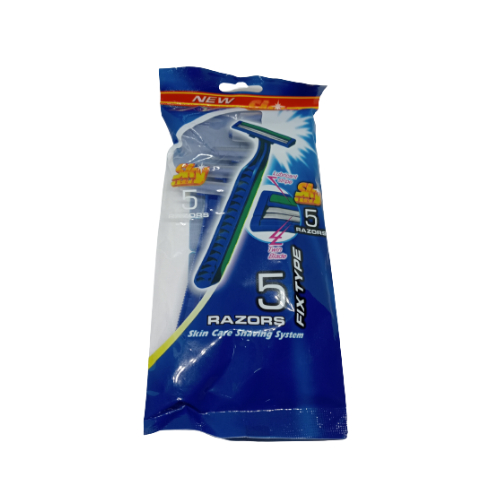 Combo 5 cây dao cạo râu Razors màu xanh