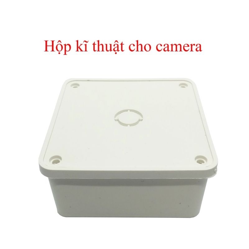 Hộp kỹ thuật camera, hộp nối điện , chân đế lắp camera chữ L dome