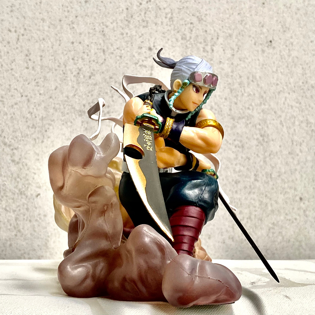 Mô hình Uzui Tengen dạng chiến đấu cực ngầu - Âm Trụ Tengen cao 14CM - Kimetsu No Yaiba Demon Slayer figure