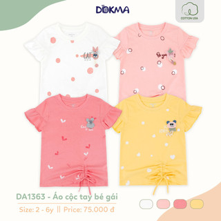 (2-7Y) Áo cộc tay cổ tròn cotton - DOKMA