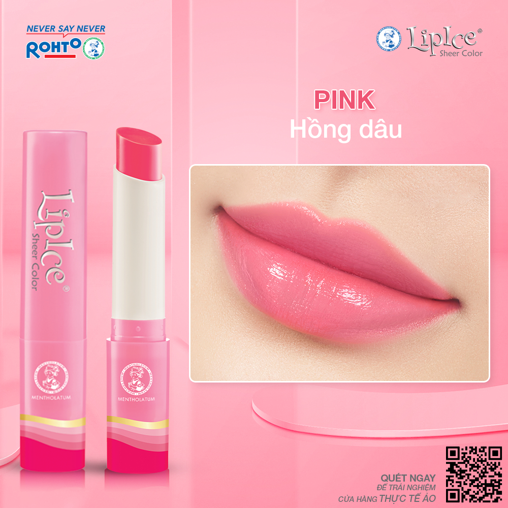 Son dưỡng hiệu chỉnh sắc môi màu tự nhiên Lipice Sheer Color 2.4g Coral - H.Cam San Hô