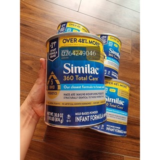 Sữa bột similac 360 total care 874 gram date 2025