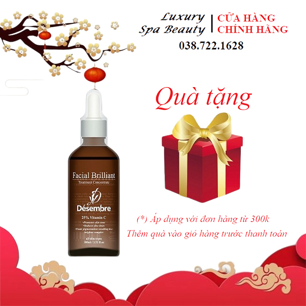 Tinh Chất Cô Đặc Dưỡng Trắng Desembre White Science Facial Brilliant Treatment Concentrate