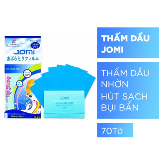 Giấy thấm dầu Jomi Nhật Bản giúp thấm dầu nhờn trên da