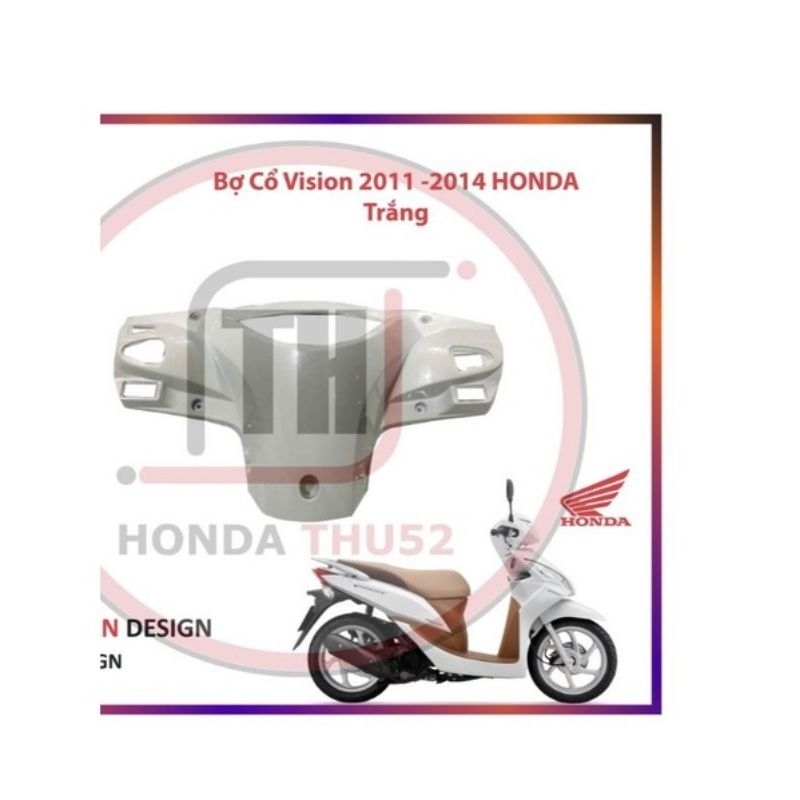 Ốp Tay lái bợ đầu đèn Vision 2011-2013 chính hãng