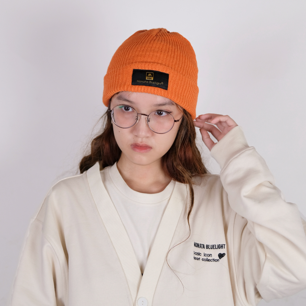 MONATA BLUELIGHT Beanie - Mũ len unisex