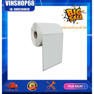 Decal nhiệt 100x150 x50m in mã vạch, mã vận đơn, đơn hàng thương mại điện tử