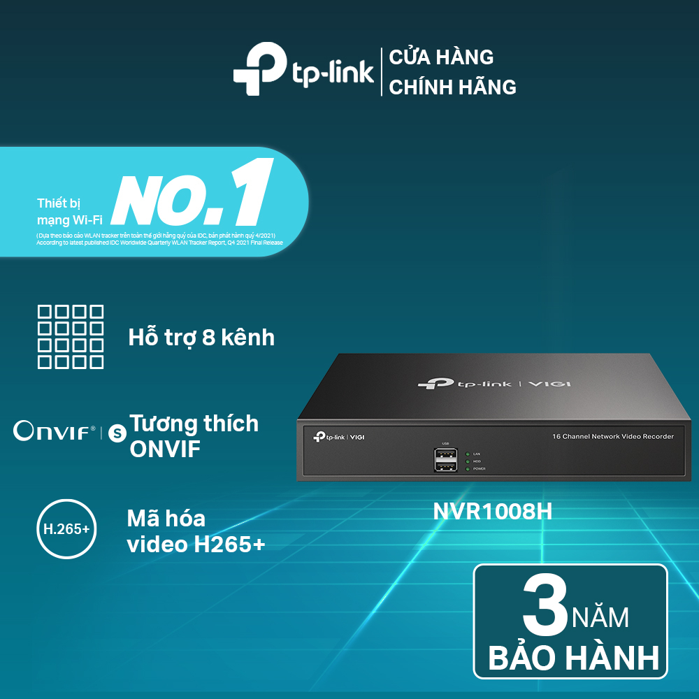 [Hỏa Tốc] Đầu Ghi Hình TP-Link VIGI NVR1008H 8 Kênh