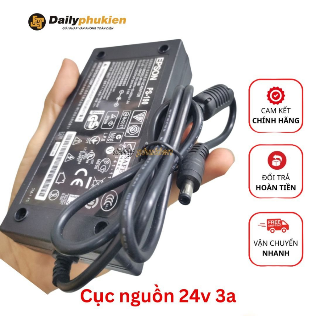 Adapter nguồn màn hình tivi LG 24V 2.7A / 3A dailyphukien