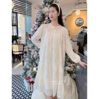 Váy xinh diện Tết dáng dài